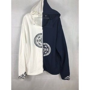 Microsoft Inspire GCR Full Zip Hoodie Sz XL Navy White Convertible